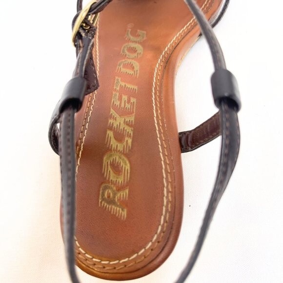 Rocket Dog Leather Cork Wedge Sandals - Picture 7 of 13